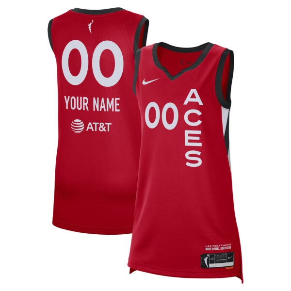Unisex Nike  Red Las Vegas Aces Rebel Edition Victory Custom Jersey - Image 5