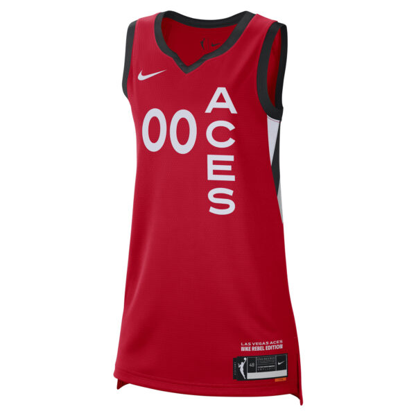 Unisex Nike  Red Las Vegas Aces Rebel Edition Victory Custom Jersey - Image 6