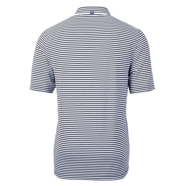Men's Cutter & Buck Blue Fanatics Corporate Pike Micro Floral Stretch Polo - Image 4