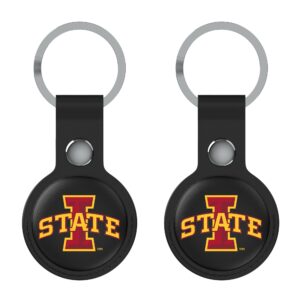 Keyscaper Black Iowa State Cyclones  Two-Pack AirTag Holders