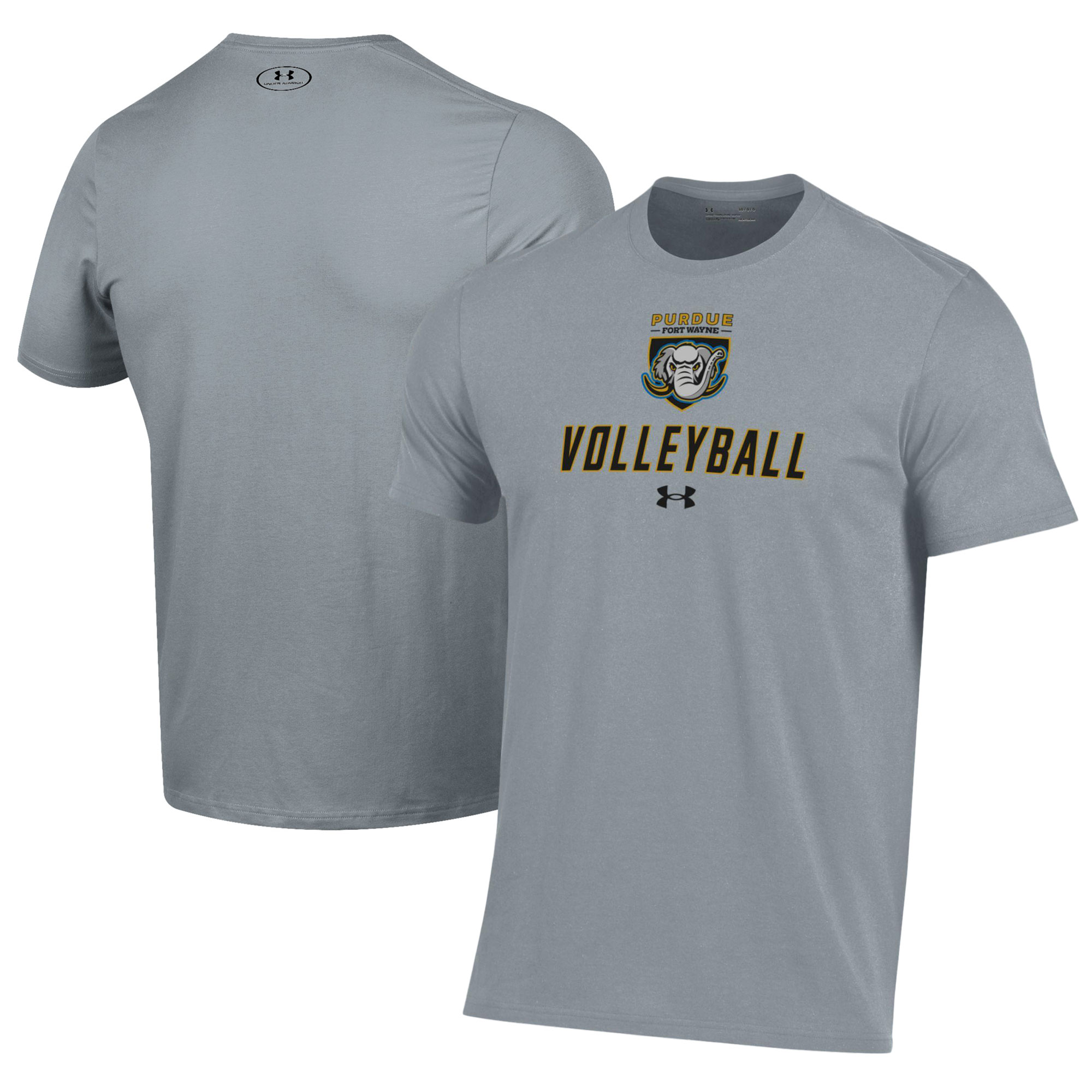Men's Under Armour Gray Purdue Fort Wayne Mastodons Volleyball Performance T-Shirt