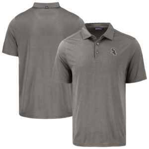 Men's Cutter & Buck Gray Chicago White Sox Coastline Epic Comfort Eco Recycled Polo