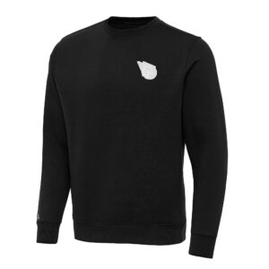 Men's Antigua Black Cleveland Guardians Big & Tall Victory Pullover Sweatshirt