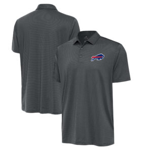 Men's Antigua Pewter Buffalo Bills Big & Tall Ellipse Polo