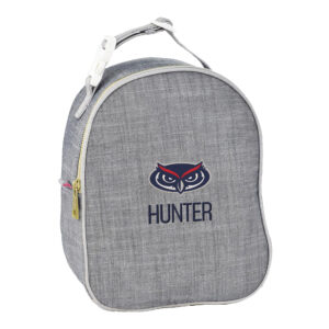 Youth Chad & Jake Florida Atlantic Owls Personalized Primary Logo Insulated Lunch Bag