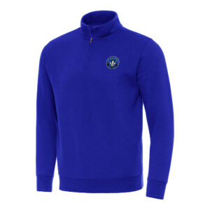 Men's Antigua Royal CF Montreal Victory Quarter-Zip Jacket