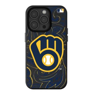 Keyscaper Milwaukee Brewers Paisley iPhone Magnetic Bump Case