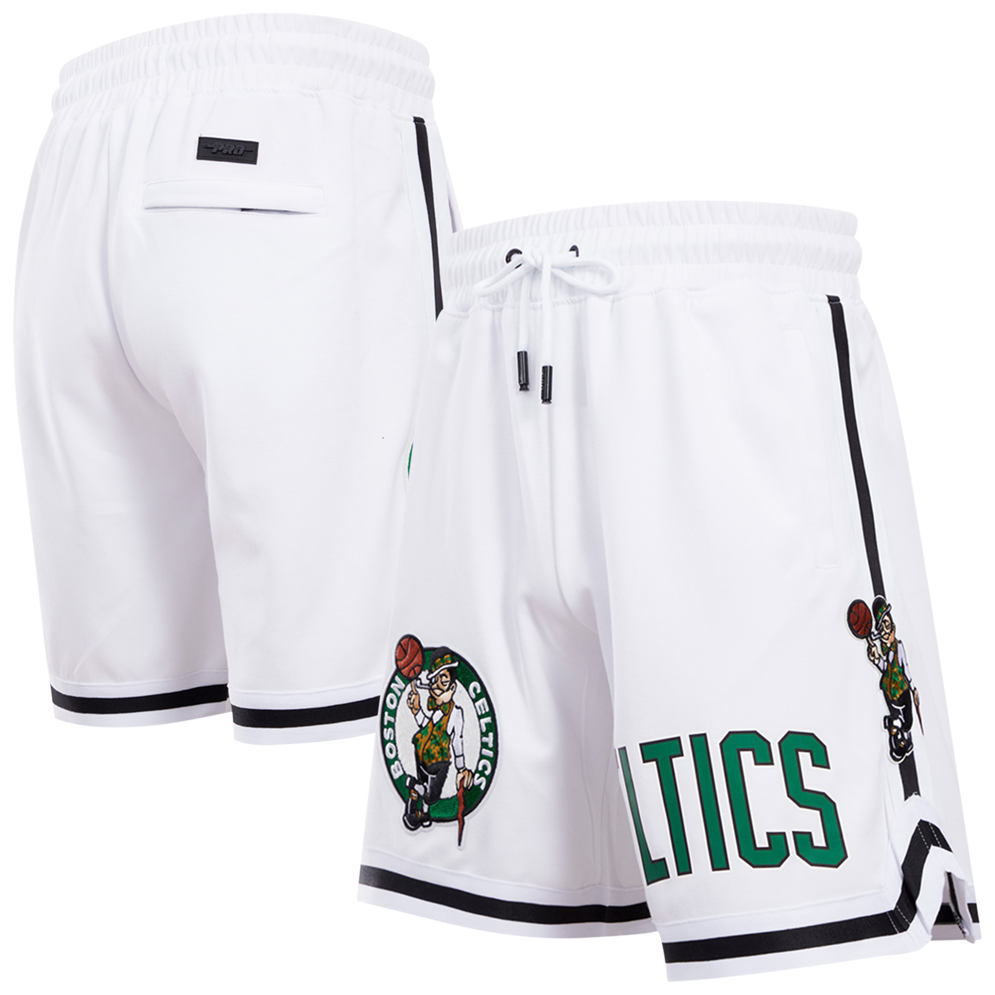 Men's Pro Standard White Boston Celtics Classic Shorts