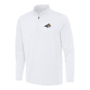 Men's Antigua White Montana State Bobcats Reprocess Quarter-Zip Top
