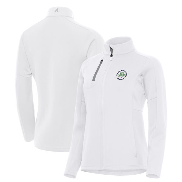 Women's Antigua  White 2025 U.S. Women's Open Full-Zip Jacket