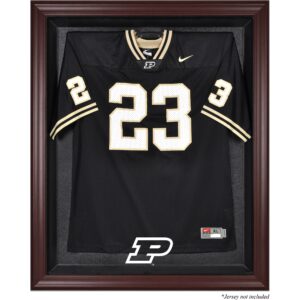 Purdue Boilermakers Mahogany Framed Logo Jersey Display Case