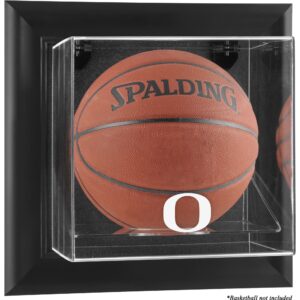 Oregon Ducks Black Framed Wall-Mountable Basketball Display Case