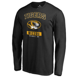 Men's Black Missouri Tigers Campus Icon Long Sleeve T-Shirt