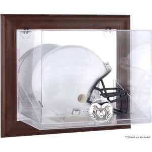 Colorado State Rams Black Framed Wall-Mountable Helmet Display Case