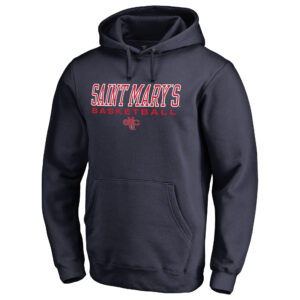 Men's Navy Saint Mary's Gaels Basketball True Sport Pullover Hoodie