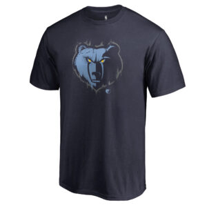Men's Navy Memphis Grizzlies Splatter Logo T-Shirt
