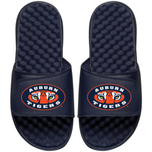 Youth ISlide Navy Auburn Tigers Logo Slide Sandals