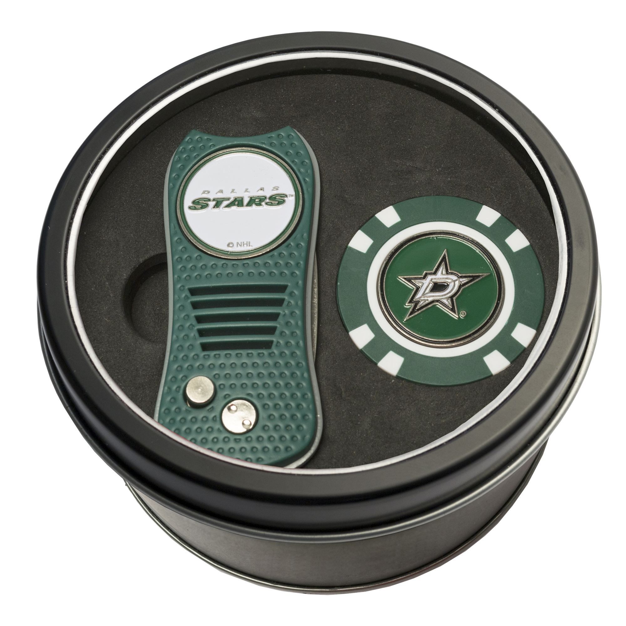 Dallas Stars Switch Chip Golf Tin Set
