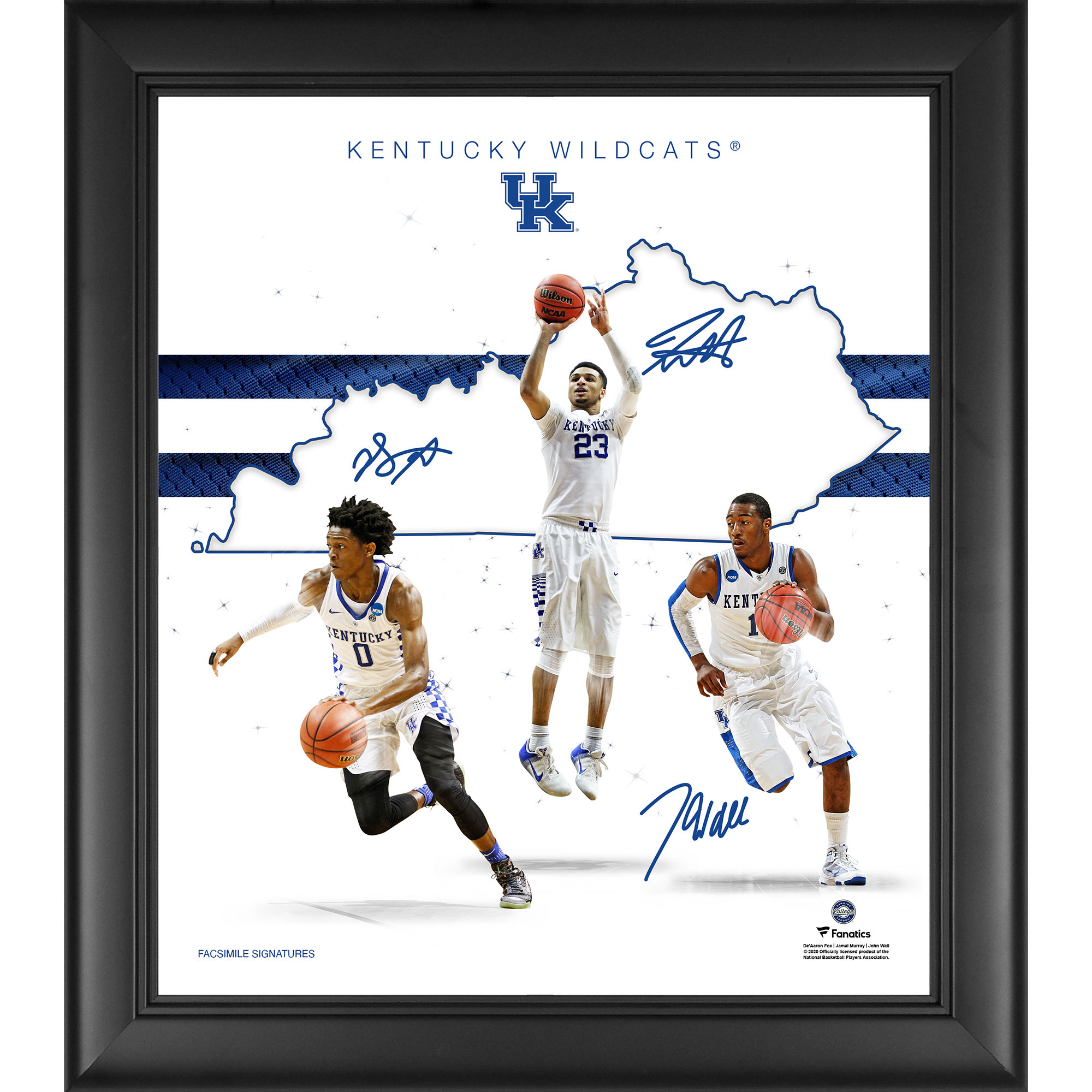 Kentucky Wildcats Framed 15" x 17" Point Guards Franchise Foundations Collage