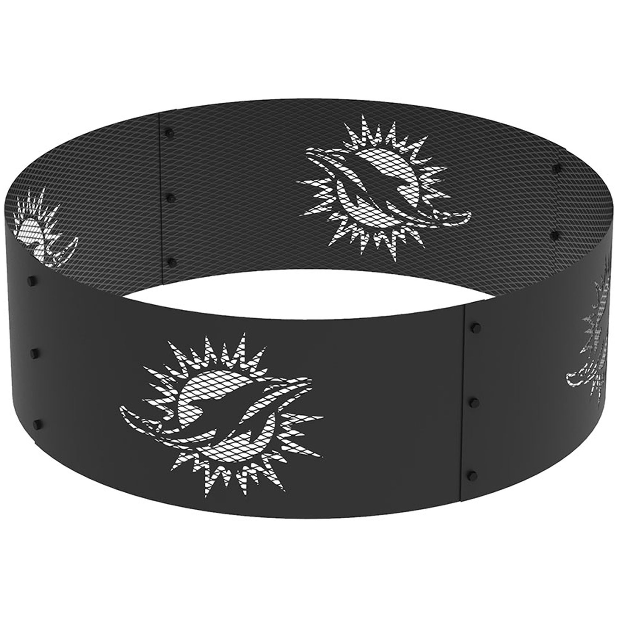 Miami Dolphins 36'' Round Fire Ring
