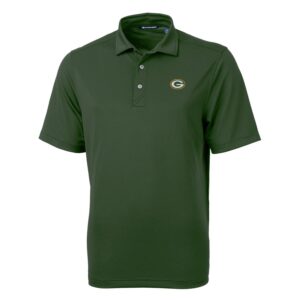 Men's Cutter & Buck Green Green Bay Packers Big & Tall Virtue Eco Pique Recycled Polo