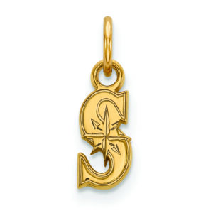 Women's Seattle Mariners 10k Yellow Gold Extra Small Pendant