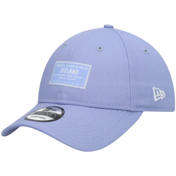 Men's New Era Lavender Ireland National Team Wordmark Patch 9TWENTY Adjustable Hat - Image 6