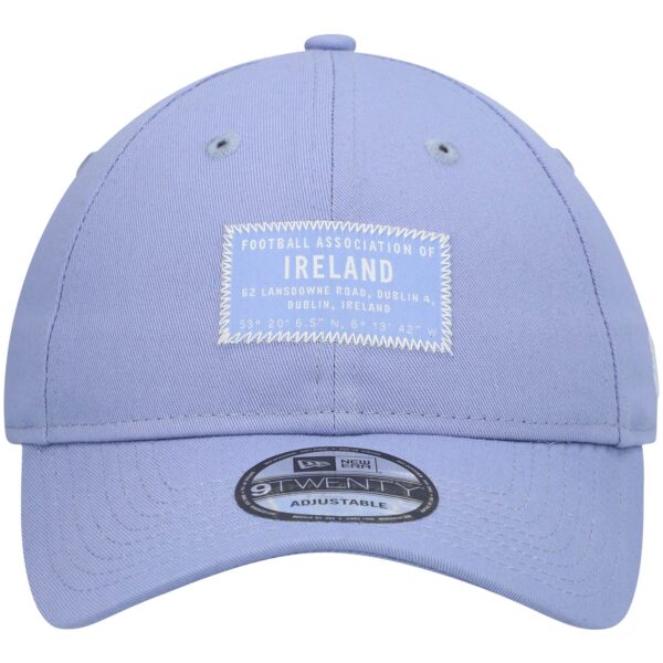 Men's New Era Lavender Ireland National Team Wordmark Patch 9TWENTY Adjustable Hat - Image 7