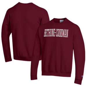 Men's Champion Maroon Bethune-Cookman Wildcats Eco Powerblend Crewneck Sweatshirt