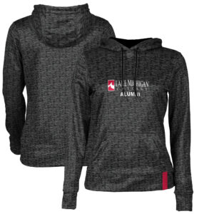 Women's Black Lake Michigan College Red Hawks Alumni Pullover Hoodie