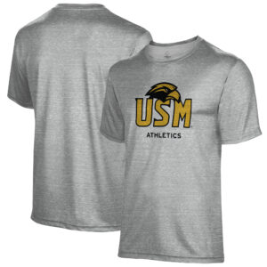 Men's Gray Southern Miss Golden Eagles Athletics Name Drop T-Shirt