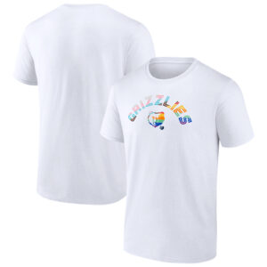 Men's White Memphis Grizzlies Pride T-Shirt