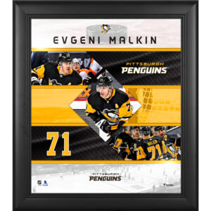 Evgeni Malkin Pittsburgh Penguins Framed 15" x 17" Stitched Stars Collage