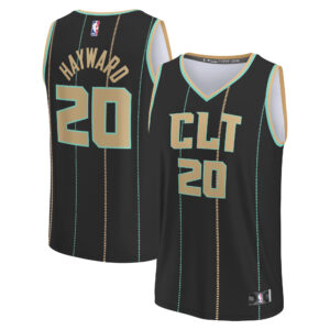 Men's Fanatics Gordon Hayward Black Charlotte Hornets Fastbreak Jersey - City Edition