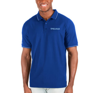 Men's Antigua Royal Spelman College Jaguars Affluent Polo