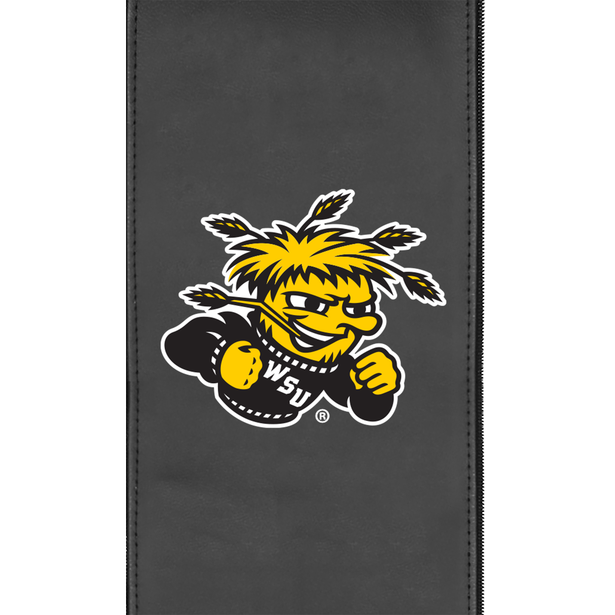 Black Wichita State Shockers Team Swivel Bar Stool 2000 - Image 7