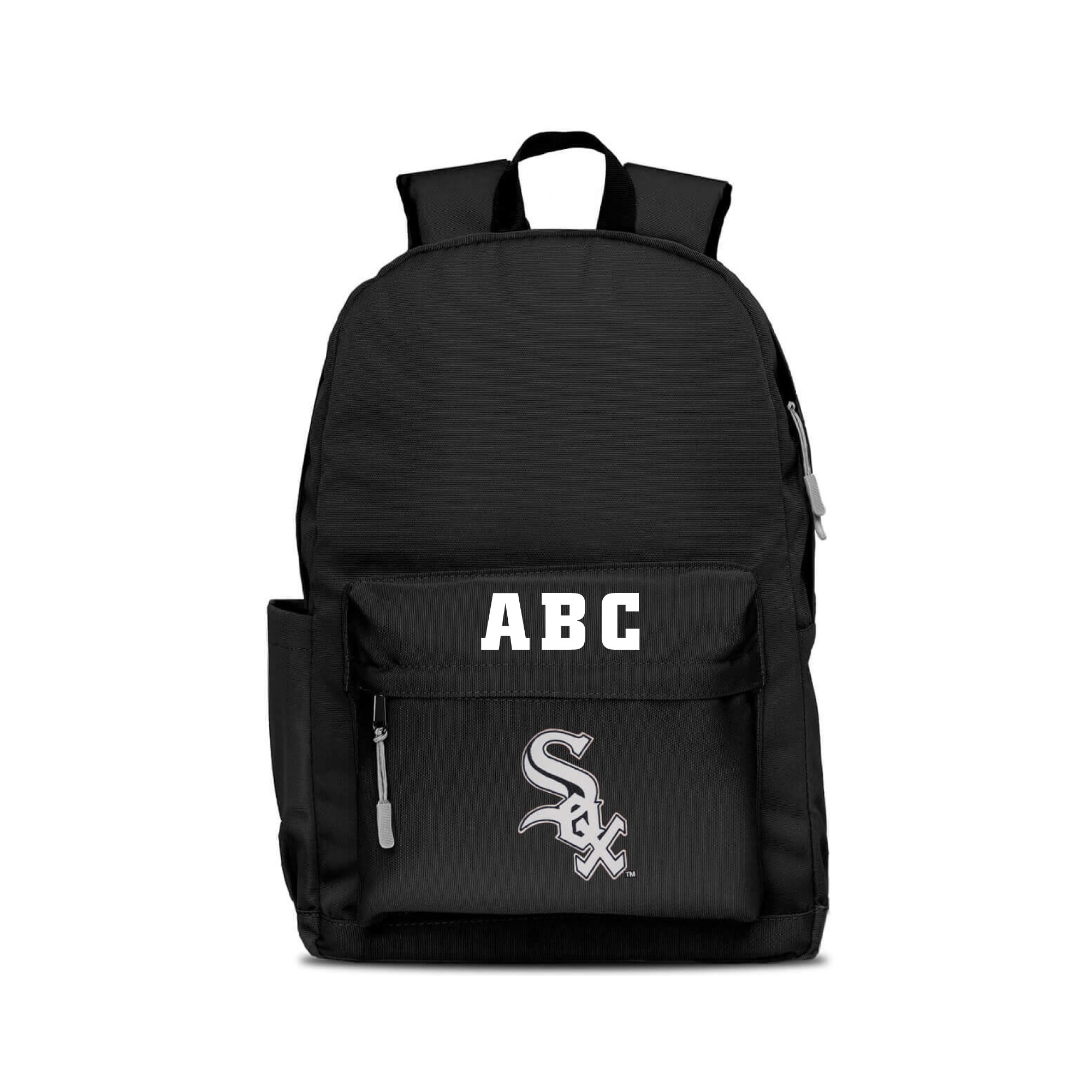 MOJO Black Chicago White Sox Personalized Campus Laptop Backpack - Image 3