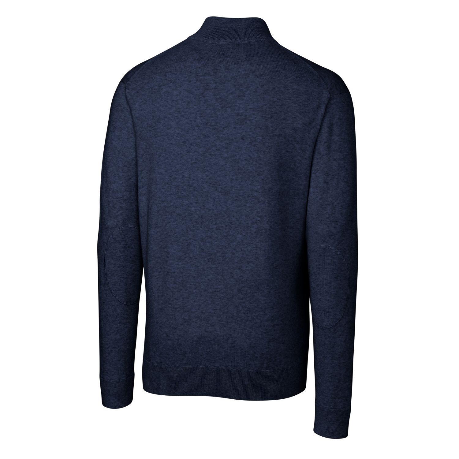 Men's Cutter & Buck Navy Jacksonville Jaguars Lakemont Quarter-Zip Pullover Sweater - Image 4