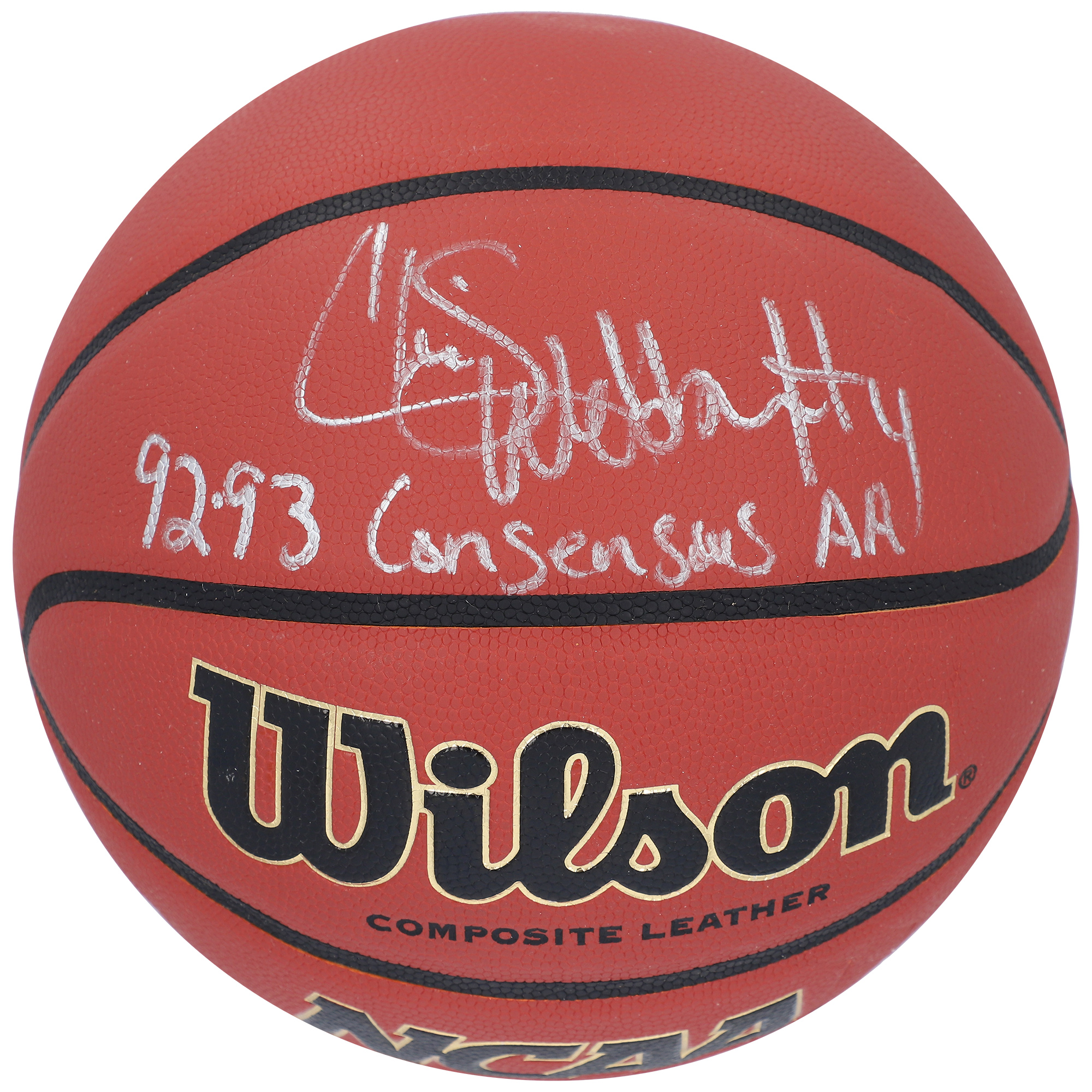 Chris Webber Michigan Wolverines Autographed Wilson Indoor/Outdoor Basketball - Image 4