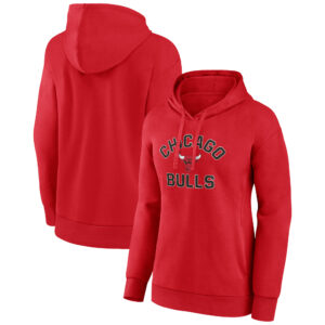 Women's Red Chicago Bulls Overtime Pullover Hoodie