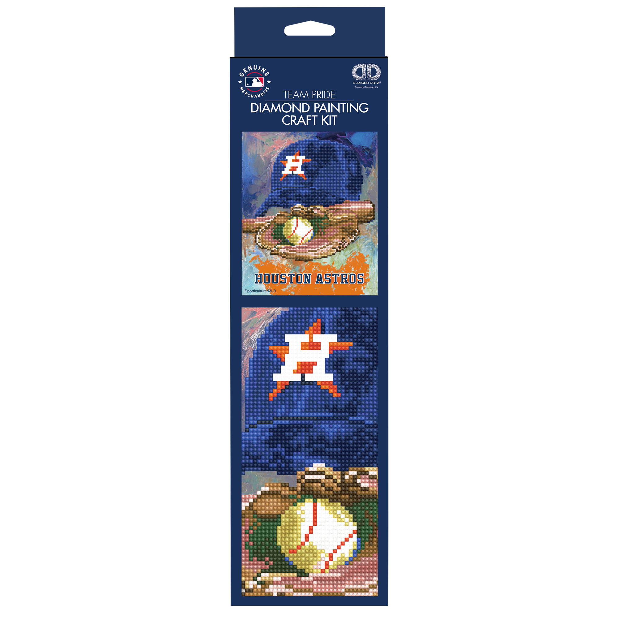 Sporticulture Houston Astros Diamond Art Craft Kit - Image 6