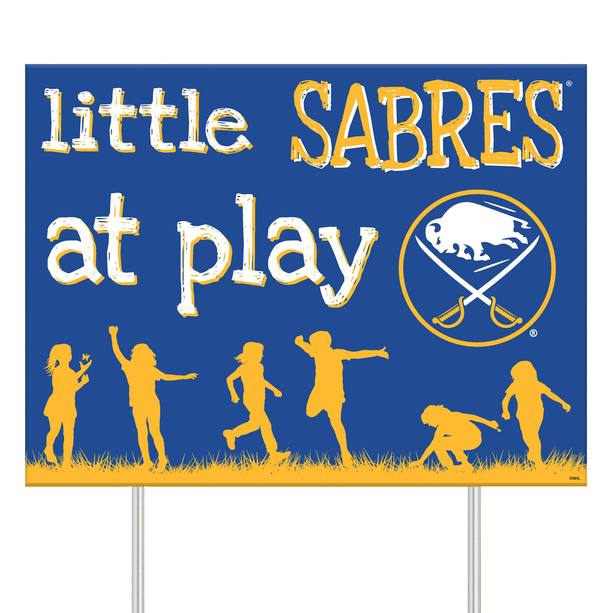 Buffalo Sabres 24" x 18" Little Fans At Play Yard Sign