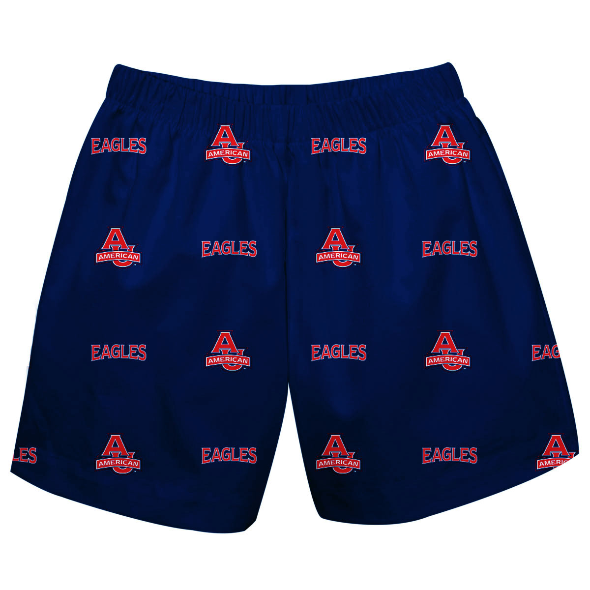 Toddler Blue American University Eagles Pull On Shorts