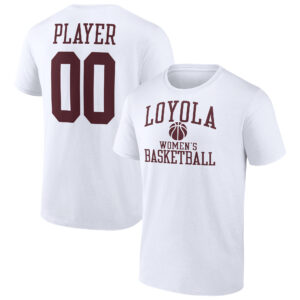 Men's White Loyola Chicago Ramblers Women's Basketball Pick-A-Player NIL Gameday Tradition T-Shirt