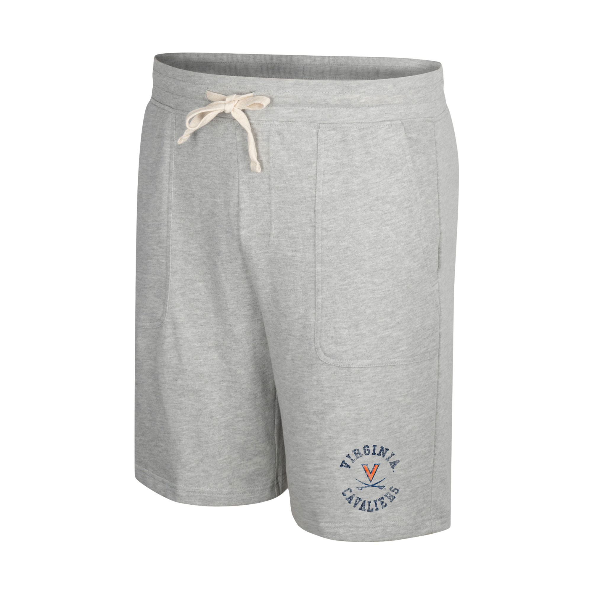 Men's Colosseum Heather Gray Virginia Cavaliers Love To Hear This Terry Shorts - Image 3