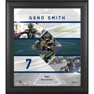 Geno Smith Seattle Seahawks Framed 15" x 17" Stitched Stars Collage