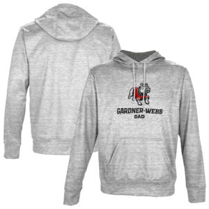 Men's ProSphere  Gray Gardner-Webb Bulldogs Dad Pullover Hoodie