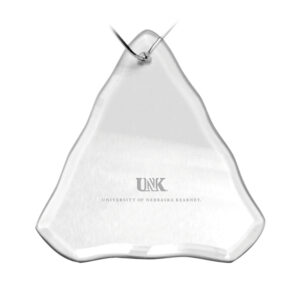Nebraska-Kearney Lopers Primary Logo 3.25'' x 3.75'' Glass Tree Ornament