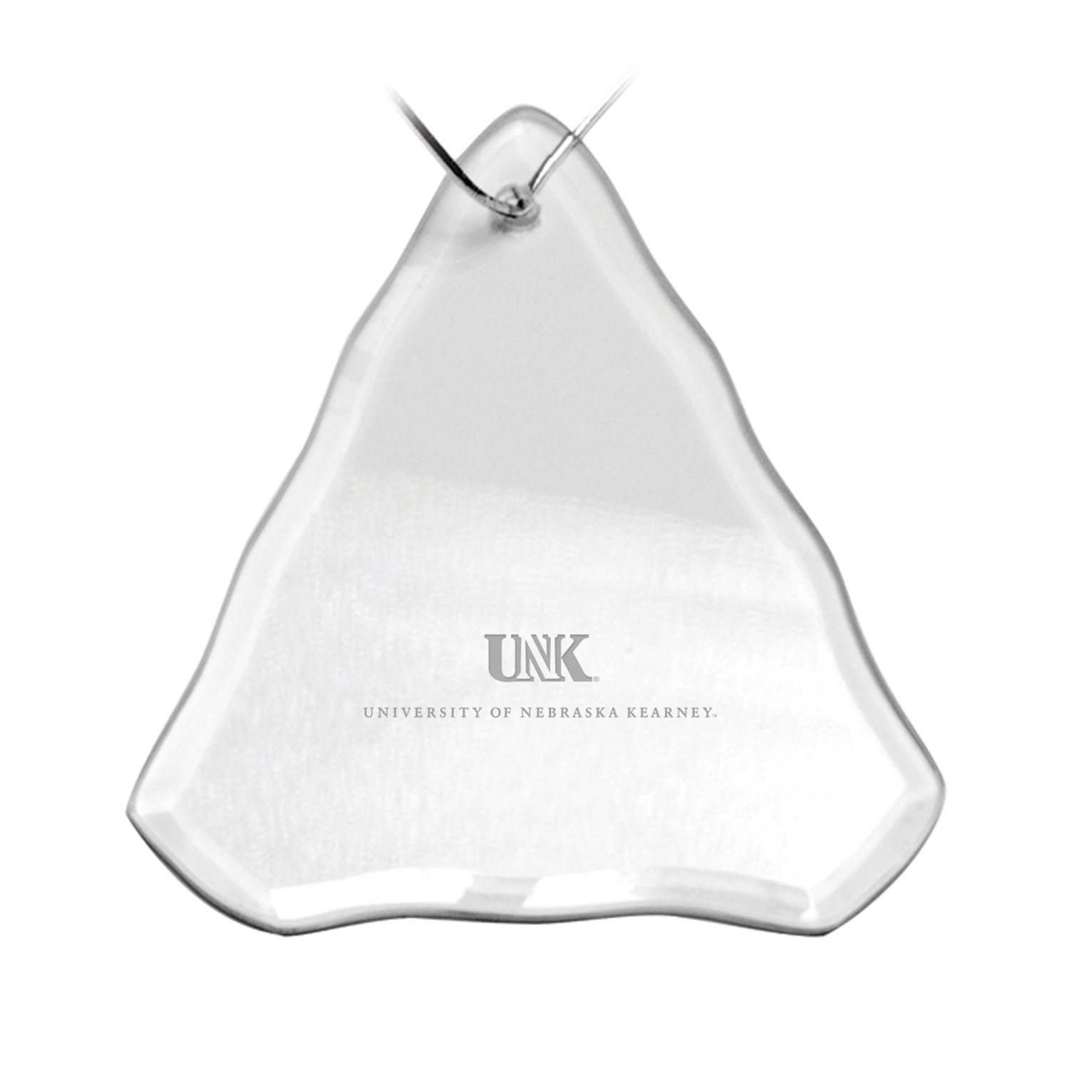 Nebraska-Kearney Lopers Primary Logo 3.25'' x 3.75'' Glass Tree Ornament