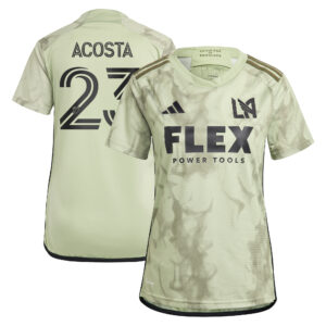 Women's adidas Kellyn Acosta Green LAFC 2023 Smokescreen Replica Player Jersey